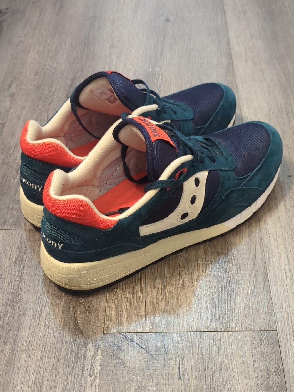 Saucony Shadow 4000 Teal & Navy Casual Sneakers